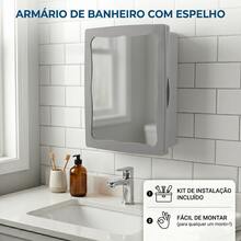 Premium Bathroom Cabinet - Grey - View 1