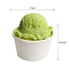 Large-Sized Simulated Paper Cup Ice Cream Model. Adopting Rigid PU Material, It Is High Temperature Resistant, Hard To Damage And Available For Long-Term Use. Suitable For Counter Display In Dessert Shops And Ice Cream Parlors, It Can Attract Customers And Effectively Increase Conversion Rate. - Paper Cup Ice Cream Ball Model - View 8