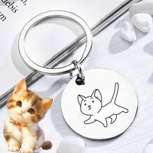 Pet Collar Accessories Pendant, Standard Stainless Steel Pet Accessories Charm Dog Tag, Bulk Pet Collar Accessories, Uniform Style Easy To Manage, Specially Designed For Group Housing Areas - Multicolor - View 1
