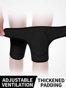 Adjustable Breathable Sports Knee Pads, Anti-Slip Compression Support, Protects Meniscus, Relieves Pain And Enhances Joint Stability, Suitable For Running, Hiking, Tennis, Volleyball And Fitness, Comfortable Sports Injury Prevention Gear - Multicolor - View 5
