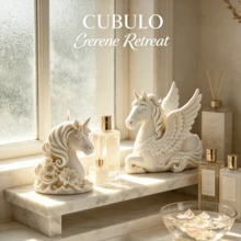 Cubulo 2件組獨角獸矽膠蠟燭模具組，花卉獨角獸頭部與翼馬樹脂鑄造模具，適用於DIY蠟燭、環氧樹脂、家居裝飾 - 模具套裝-14/83 - 查看 9