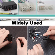 41件組汽車端子拆卸工具組，電線插頭接頭拔取器，汽車維修專用，耐用線圈端子接頭抽出工具 - 端子彈出套件 - A - 查看 8