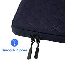 SENLASI Funda para portátil de 13-16 pulgadas para MacBook Air Pro 13 14 pulgadas M1 M2 M3, Air 38.1 cm M2 M3 2023, para otros portátiles de 13.5 14 15.6 16 pulgadas, funda portátil para transportar portátil con cremallera suave y bolsa de accesorios extra, azul - Ver 8