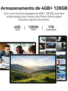 Qetupa Android 15 Pad5 平板电脑，4GB 运行内存 + 128GB 机身存储，10.1 英寸八核 2.0GHz 处理器，FHD (1200x800) IPS 触控屏，500 万像素前置摄像头和 1300 万像素后置摄像头，6000mAh 电池，支持 802.11ac WiFi 5、蓝牙 5.2 和 GPS，适合阅读和游戏。 - 藍色 - 查看 6