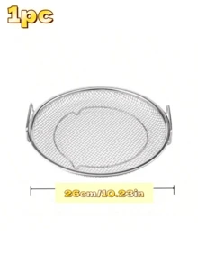 Stainless Steel Frying Pan Basket Set With Oil Drip Tray - Non-Stick, Easy To Clean Kitchen Strainer, Used For Baking, Frying Foods And Vegetables,Kitchen Accessories, A Must-Have Kitchen Tools Gift For Home Chefs, Space-Saving Storage For Kitchen Organizers , Christmas Kitchen Gifts Idea - Multicolor - View 16