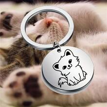 Pastoral Free-Range Dog Tag, High Corrosion-Resistant Stainless Steel Pendant Charm, Durable Pet Collar Accessory, Withstands Moisture, Sun Exposure And Harsh Environments, Secure And Stable, Universal Identification Tag For Outdoor Free-Range Cats And Dogs - Multicolor - View 11