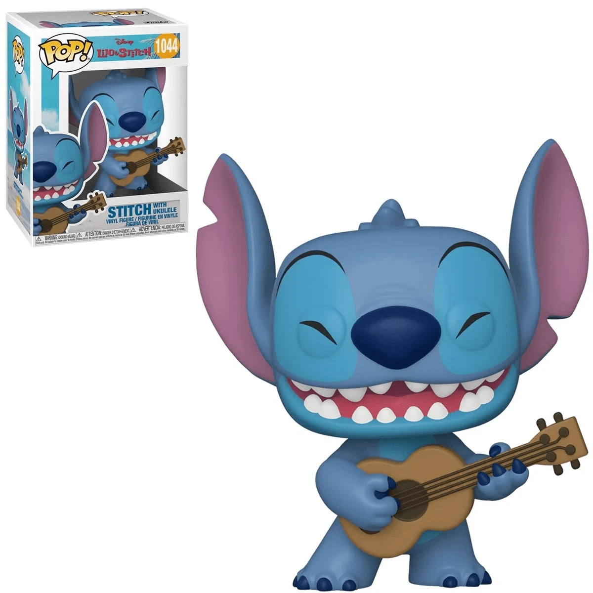 Funko Pop! Funko POP Disney: Lilo  Stitch - Stitch With Ukulele 1044 - 顏色預設值 - 查看 1