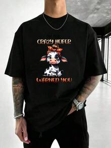 Men T-Shirts - 黑色 - 查看 2