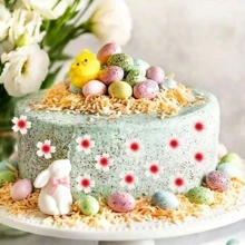 100pcs Edible Flower Cupcake Decorations, Sticky Rice Paper Cake Toppers For Wedding Birthday Party Cake Food Decor Frosting And Decoration - Multicolor - View 4