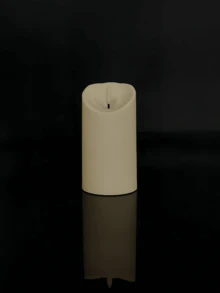 1/2/3件組 無火閃爍蠟燭 附遙控器與定時功能，電池供電，3D燭芯，適合房間裝飾、居家裝飾、婚禮、節日派對、生日、禮物 - 米白色 - 查看 12