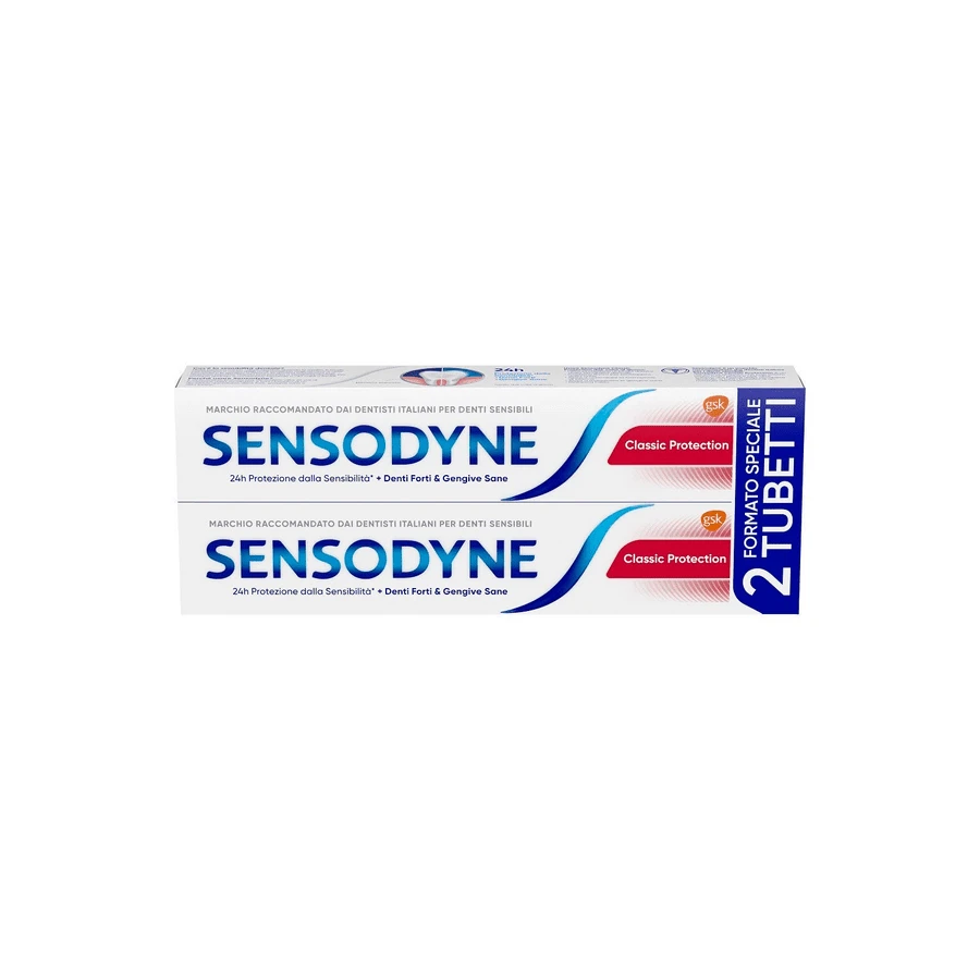 Sensodyne Classic Protection 2X75 ml - Menta - Visualizzare 1