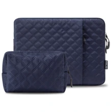 SENLASI Funda para portátil de 13-16 pulgadas para MacBook Air Pro 13 14 pulgadas M1 M2 M3, Air 38.1 cm M2 M3 2023, para otros portátiles de 13.5 14 15.6 16 pulgadas, funda portátil para transportar portátil con cremallera suave y bolsa de accesorios extra, azul - Ver 14