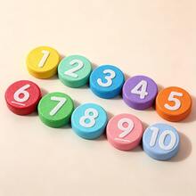 Tarjetas didácticas de sumas y restas de dígitos para educación temprana, juguetes de aprendizaje para cálculo básico y estimulación, juguetes de aprendizaje preescolar, fidgets matemáticos - juguetes preescolares - Ver 9