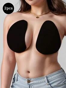 2 Pairs Disposable Breast Lift Tape, Suitable For Large Breasts, Invisible Backless Self-Adhesive Bra (Low Adhesion, Strong Adhesion May Damage Breasts) - Multicolor - View 12