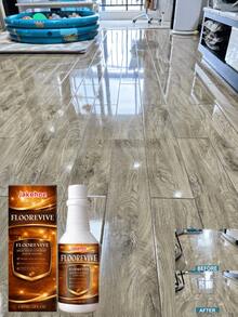 1pc Floor Repair Agent, Stain Removal & Brightening Cleaner, Ceramic & Wood Floor Polishing & Refurbishing Liquid, Anti-Cracking Nourishing & Maintenance Agent, Repairs Scratches & Improves Floor Dryness, Whitening, Dullness Issues, Removes Dust & Limescale, Suitable For Wood Floors, Tile Floors, Marble Floors, Composite Floors & PVC Floors, Perfect For Living Room, Bathroom, Kitchen, Shopping Mall, Hotel & More - Liquid - View 2