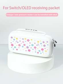 1個可愛雛菊花紋 Switch 2025 保護殼，相容於 Switch OLED/Switch NS，Switch 遊戲主機保護套，電池增強版遊戲主機配件保護套，給 SWITCH 玩家的最佳禮物 - 彩色 - 查看 13