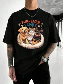 Camisetas de hombre - Negro - Ver 2
