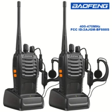 1個/2個裝 Baofeng BF 888S 對講機 UHF 400-470MHz 長距離雙向業餘無線電收發機，適用於狩獵、飯店、戶外健行團隊 - 黑色 - 查看 9