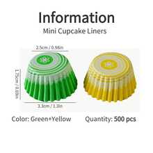 500pcs Mini Baking Paper Cups, Small Cupcake Liners, Grease-Proof Cake Paper Cups, Cake Molds, Baking Tools - 500pcs - View 25
