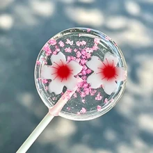 100pcs Edible Flower Cupcake Decorations, Sticky Rice Paper Cake Toppers For Wedding Birthday Party Cake Food Decor Frosting And Decoration - Multicolor - View 7