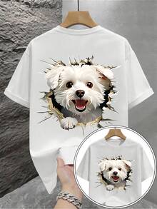 Men T-Shirts - 白色 - 查看 4