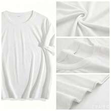 1 Piece Women's Graphic T-Shirt With "If You're In A Bad Mood, Please Go Back To The Beach" Print, 100% Cotton, Double-Sided Print, Casual Summer Style, Plus Size. | Clothing - 白色 - 查看 4