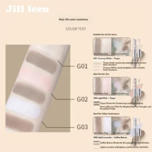 Barra de Contorno de Doble Punta JILL LEEN, Combina Funciones de Sombra Facial y Corrector de Iluminación, Define Precisamente el Contorno de la Nariz y el Perfil Lateral, Diseño Ligero y Portátil, Adecuado para Viajes y Uso Diario - Sérum facial de doble punta G01 - Ver 6