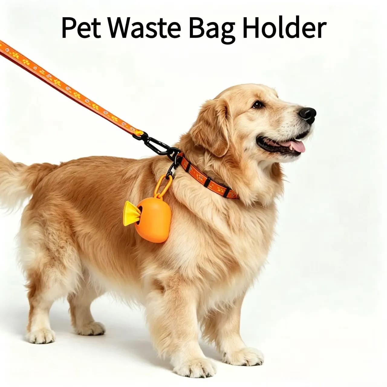 Portable Pet Waste Bag Holder With Keychain, Attaches To Leash, Outdoor Dog Poop Bag Dispenser, Trash Bag Storage Box, Pet Supplies, Dog Supplies - Multicolor - View 1