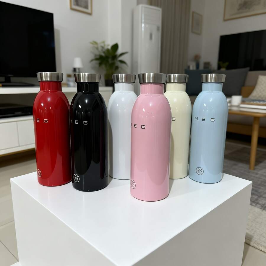 1个24Bottles联名款极简保温水瓶,24小时保温,材质优良,可重复使用,适用于办公室、户外、露营 - 多色500ml - 查看 1