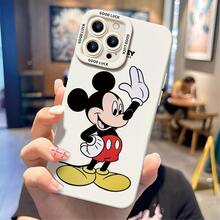 Disney Mickey And Friends Phone Case - Classic Mickey Mouse In His Iconic Pose, Waving With One Hand On His Hip, Complete With Red Shorts, Yellow Shoes, And The "Mickey And Friends" Logo Above, Compatible With IPhone 17, 16, 15, 14, 13, 12, 11 Pro Series And Galaxy S22, S23, S24, S25 Models, Ideal For Birthdays, Holidays, Anniversaries, Graduation Gifts, Or Any Special Occasion To Surprise Family, Friends, Classmates, And Loved Ones. - Black - View 5