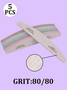 25pcs Nail Files - 80/100/150/180/240 Grit Nail Care Manicure Set, Double-Sided Nail File, Washable Nail File, Reusable Nail Buffer Block, Suitable For Natural Nails And Acrylic Nails, Home And Salon Use - Multicolor - View 22