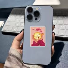 Hand-Held Hot Tea MAKE YOURSELF A PRIORITEA, Waterproof Vinyl Sticker - Durable Smooth Surface, Self-Adhesive Bumper Sticker, Suitable For Cars, Windows, Laptops, Trucks, Water Bottles - Multi-Purpose Durable Design, Car Sticker - Vinyl - View 5