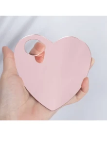 Bảng trang điểm hình trái tim dùng cho kem nền và vẽ, tạo vẻ ngoài trang điểm đẹp, dụng cụ làm đẹp, vật dụng du lịch thiết yếu, quà tặng ngày lễ - Nhiều màu - Xem 3