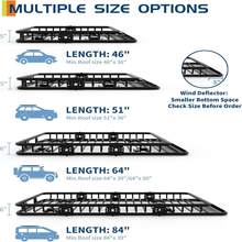 BouPower 51"X 36"/46"X 36/"64"X 39"Universal Roof Rack Cargo Carrier Basket, 200 Lbs Heavy Duty Rooftop Luggage Holder,Large Storage Cargo Rack For SUVs, Trucks, Cars And RVs - 64"x 39"x 6" - View 4