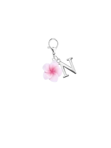 逼真雞蛋花櫻花字母鑰匙圈，花朵字母 A-Z 包包吊飾，可愛花卉字母鑰匙環，適合女性、女孩和青少年。個性化姓名首字母鑰匙圈，可用於背包、錢包、手提包、車鑰匙和拉鍊裝飾。時尚字母組合鑰匙圈，適合日常使用、旅行、學校、海灘、派對和婚禮。生日、情人節、伴娘禮物、母親節、聖誕節、畢業典禮和節日派對的理想禮物。 - 彩色 - 查看 23