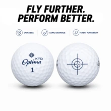Golf Master! 9PCS Golf Competition Balls, Long Distance Golf Balls With Dual-Layer Design, Durable And Stable, Preferred By Professional Players, High Elasticity Golf Balls, LOGO, Number And Aim Line Are Randomly Packaged And Shipped - White - View 3