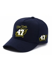 1 pièce/2 pièces Casquette de baseball à visière courbée et sac bandoulière unisexes avec design graphique imprimé personnalisé "New York 47", mode de rue, sports de plein air, ajustable, cadeau pour vous-même ou vos amis - Multicolore - Voir 17