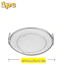 Stainless Steel Frying Pan Basket Set With Oil Drip Tray - Non-Stick, Easy To Clean Kitchen Strainer, Used For Baking, Frying Foods And Vegetables,Kitchen Accessories, A Must-Have Kitchen Tools Gift For Home Chefs, Space-Saving Storage For Kitchen Organizers , Christmas Kitchen Gifts Idea - Multicolor - View 17