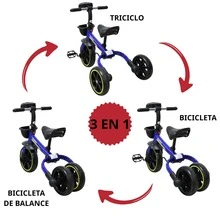 Joykoo Evolutionary Tricycle For Children 360 Rotating Seat With Light And Sound - Blue - View 2