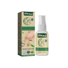 Spray desodorante para pies de 30 ml, elimina el olor de los zapatos y los pies sudorosos, desodorante natural para zapatos y pies. - 1 - Ver 2