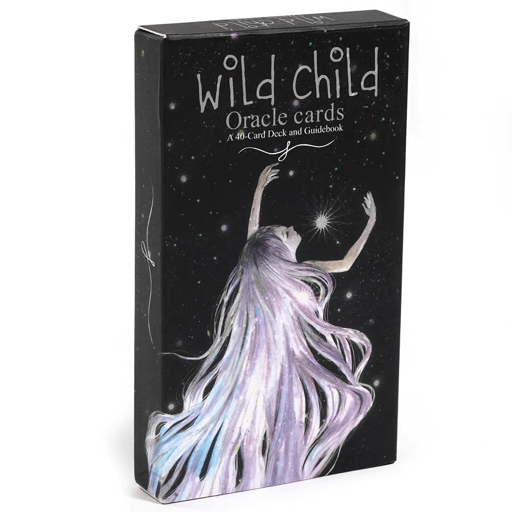 Wild Child Themed Card Deck, 40-Card Set With Guidebook, Casual Tabletop Game Cards For Party & Outdoor Gathering - Multicolor - View 1