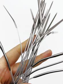 不鏽鋼圓形編織針，2.0-6.0mm 耐磨防鏽、不變形防霉、耐用。長度 80cm，適用於大多數編織項目，可用於衣物的無縫圓形編織，以及圍巾、毯子和其他大型手工紡織品的平編 - 不銹鋼環形毛衣針 - 查看 5