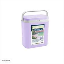 Nevera portátil con asa 10/24: la nevera portátil perfecta para acampar, la playa o el campo. - Refrigerador morado - Ver 12