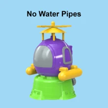 Helicopter Water Sprinkler Toy For Kids, Summer Outdoor Backyard Water Play, Flying Sprinkler With Adjustable Height, Easy To Install, Fun Family Water Game For Boys And Girls Halloween & Christmas Gift - Multicolor - View 12