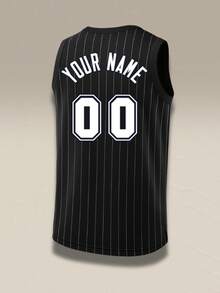 Custom Men's & Teen Reversible Basketball Jersey, Performance Sports Shirt, Personalized Team Name & Number Customization Tank Top - Black - View 3