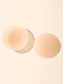 Cache-tétons en silicone réutilisables, coussinets de poitrine auto-adhésifs invisibles, convenant pour les robes de mariée/robes de bal, les hauts à épaules ouvertes, les robes dos nu, les robes à bretelles spaghetti, les robes moulantes, les hauts transparents, les tenues sans bretelles, les enterrements de vie de jeune fille, les voyages - Multicolore - Voir 6