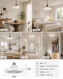 Ceiling Fans - White (2 Pieces) - View 4