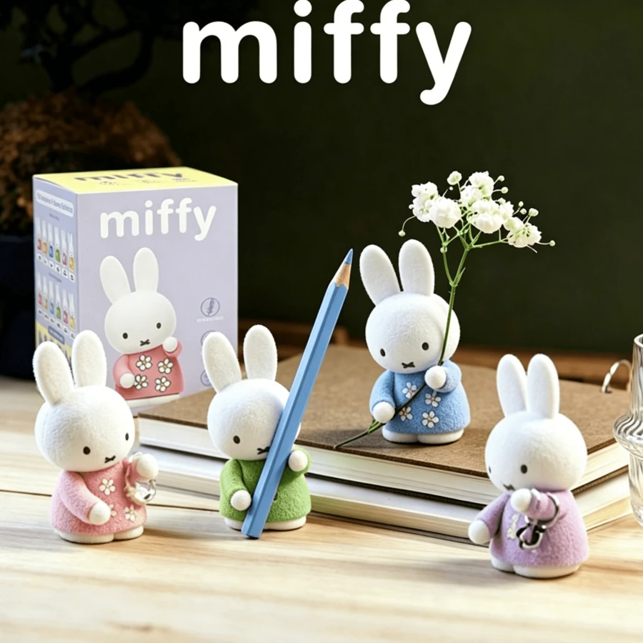 (Random 1pc) Official Licensed Miffy ABS Desktop Storage Organizer - Multifunctional Pen & Phone Sundry Holder - Multiple Pattern Random Shipment - Household & Office Daily Storage Decor - For Users Aged 14+ - Not - Multicolor - View 1