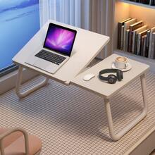 AB Side Folding Computer Desk, Adjustable Height Laptop Desk For Bed, AB Side Lift-Up Study Desk - View 3