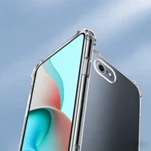 1 pieza Funda de teléfono 3D tipo gelatina, a prueba de golpes, compatible con iPhone 17e, 17 Pro Max, 17 Pro, 17, 16 Pro Max, 16 Pro, 15 Pro Max, 15 Pro, 15, 16. Funda de teléfono de unicolor, funda de teléfono minimalista, funda de teléfono con protección contra caídas de grado militar, funda de teléfono transparente, saludable y sin formaldehído, amigable con la piel y resistente a los arañazos, inodoro. - transparente - Ver 4